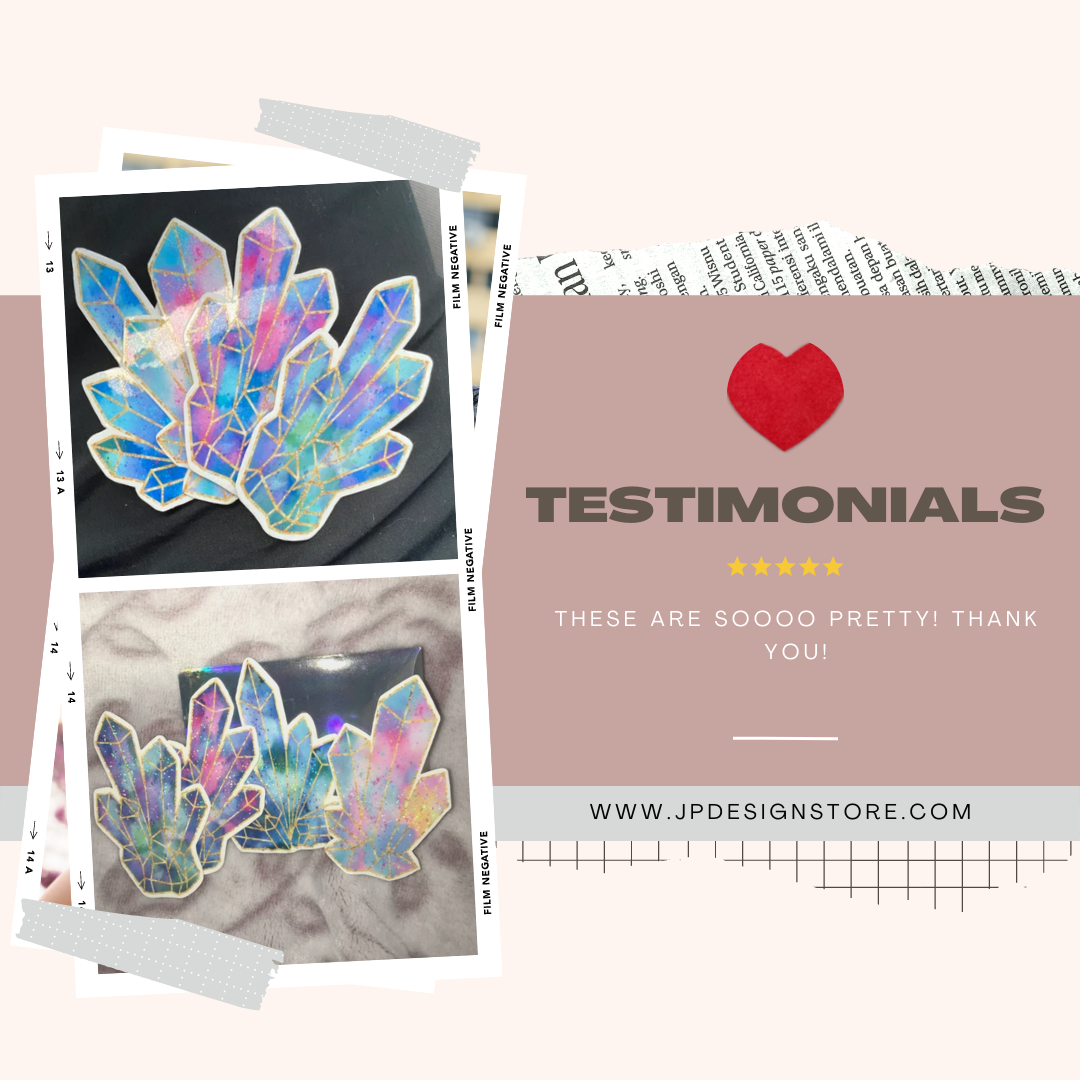 Holographic Crystal Sticker Set Review
