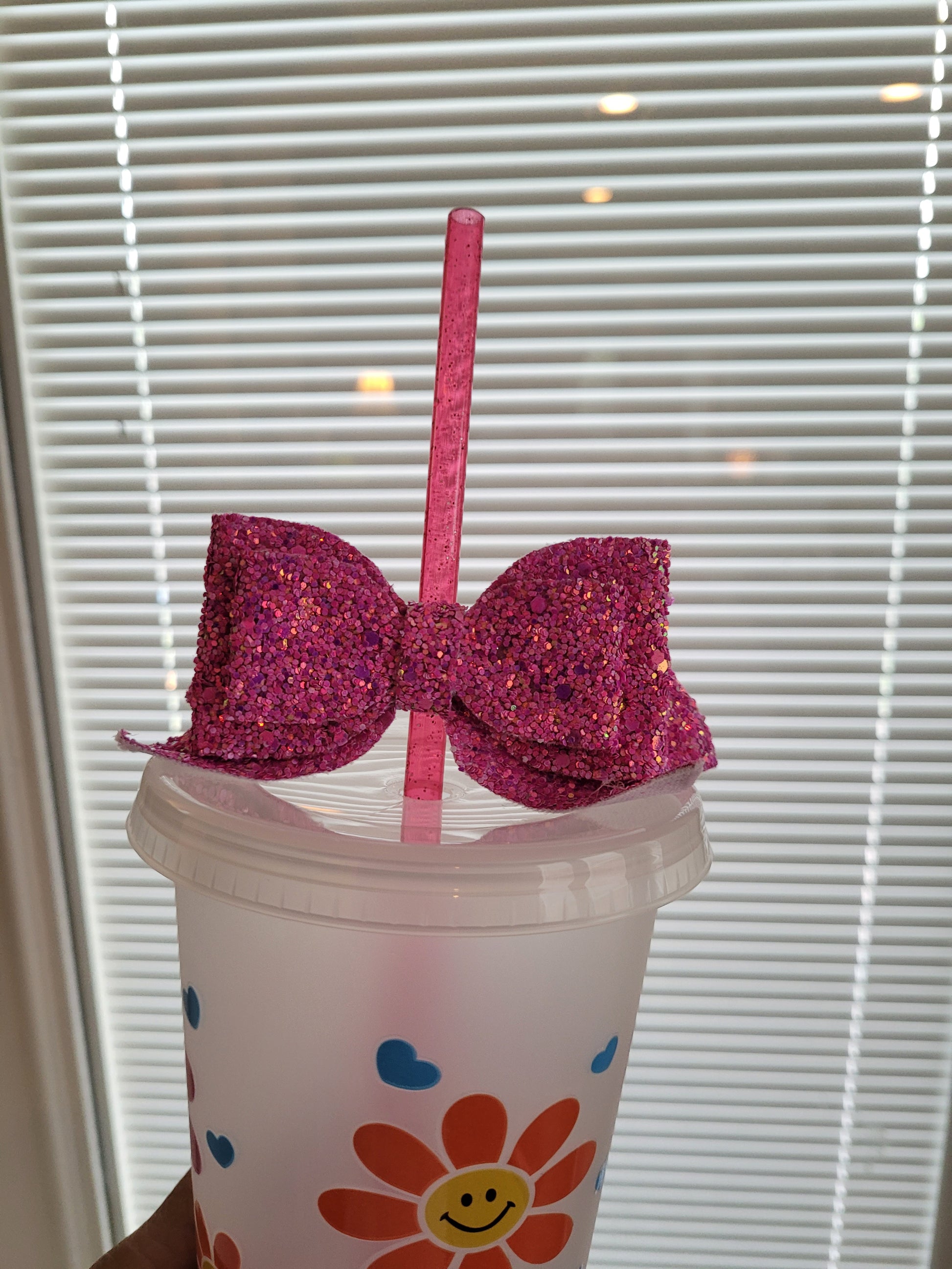 Bow Tie Decorations Tumblers, Tumbler Cups Straws, Straw Bows Tumblers