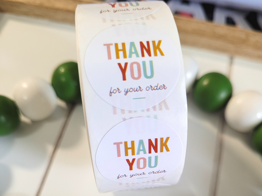 Thank You For Your Order, Wholesale Packaging Sticker Roll