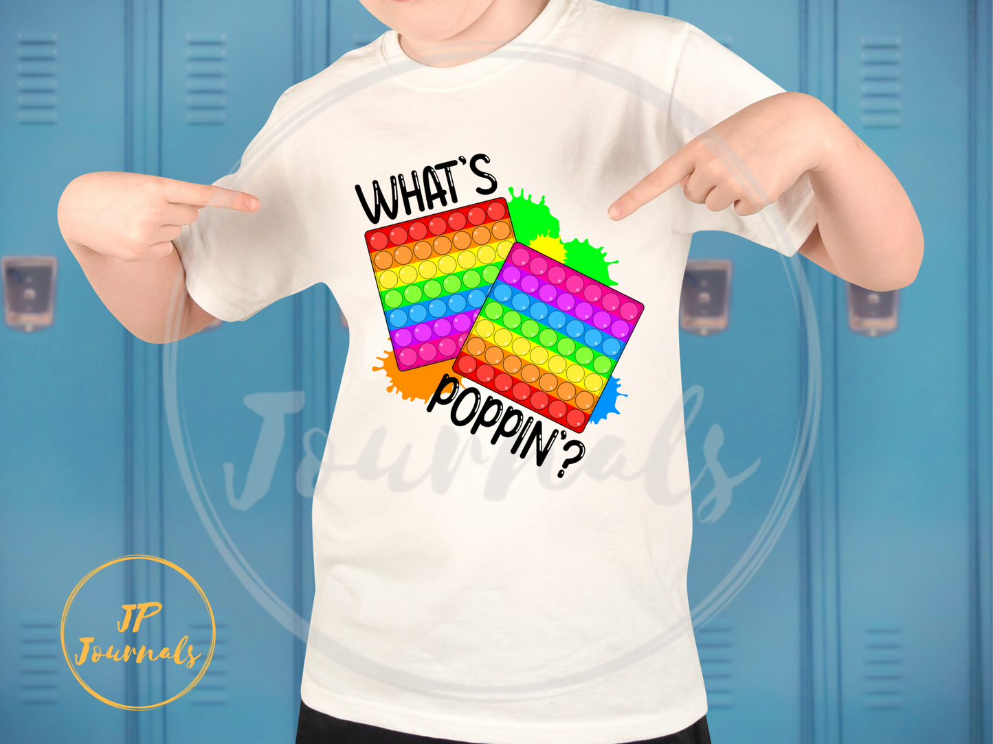 What's Poppin' Pop It Fidget Toy Clip Art Sublimation Design for Boys and Girls PNG Instant Download Digital File