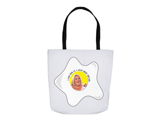 Funny 90 Day Fiance Fan Gift, Angela's Egg Tote Bag, I Can Tote It