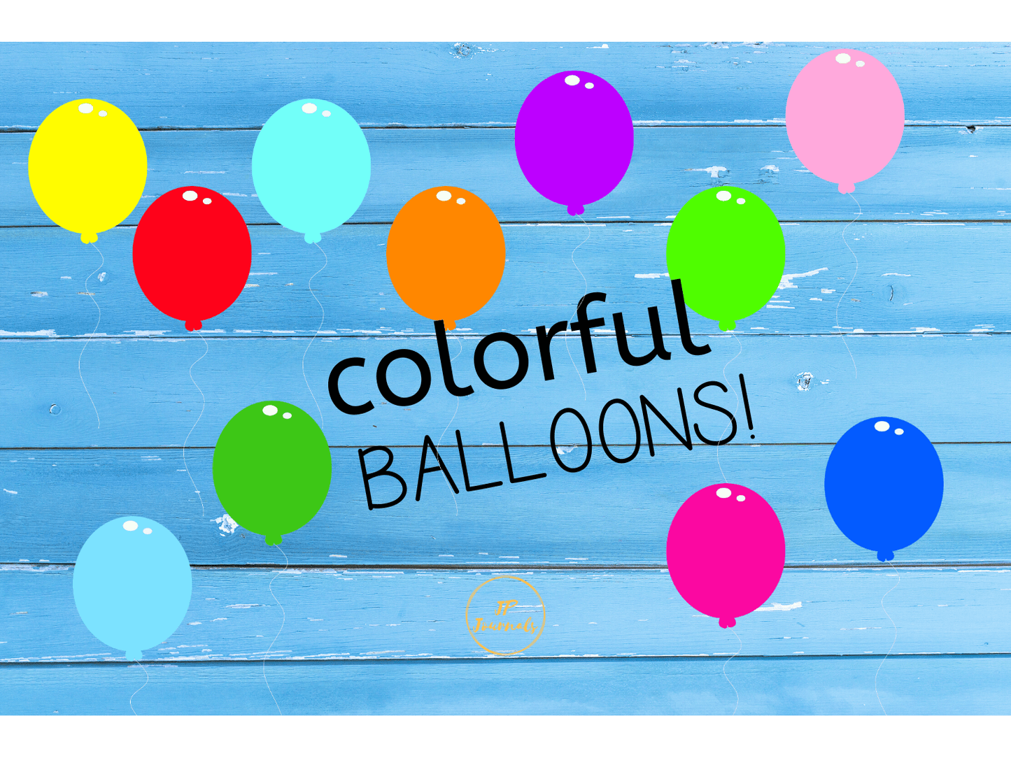 Colorful Balloons Clip Art