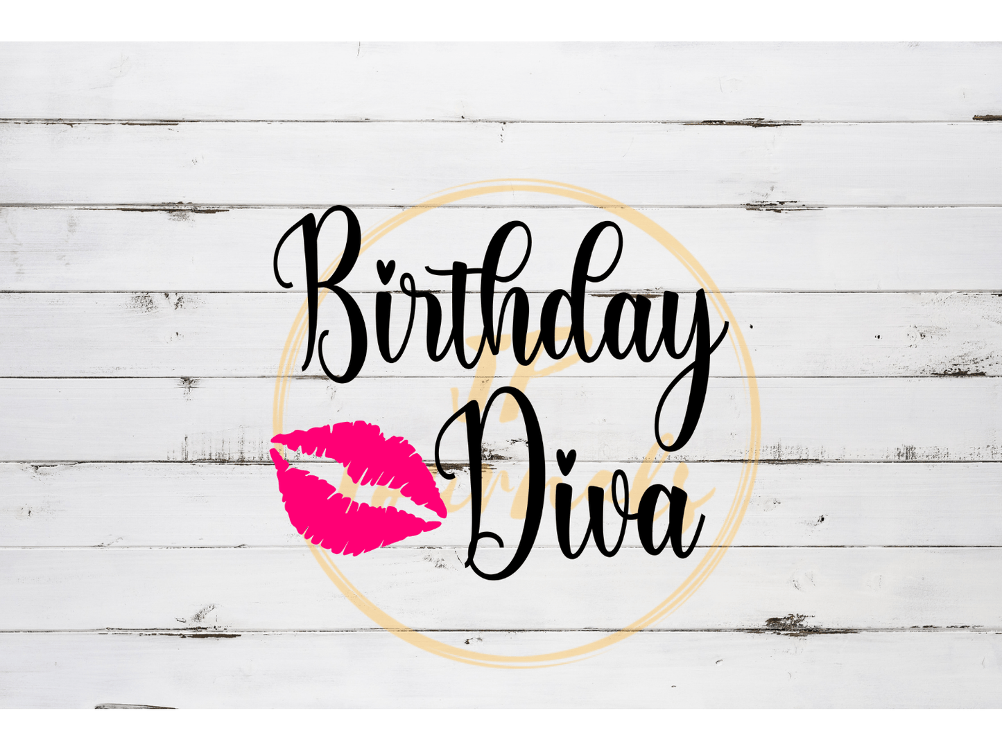 Birthday Diva SVG