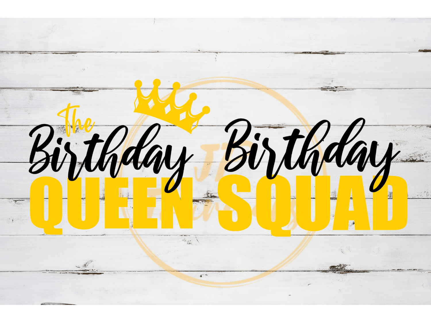 The Birthday Queen SVG, Birthday Squad SVG