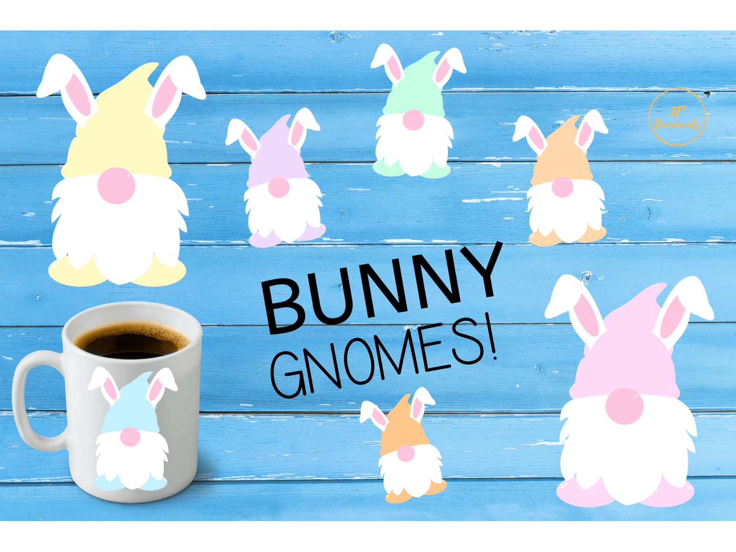 Easter Bunny Ears Gnomes Clip Art 