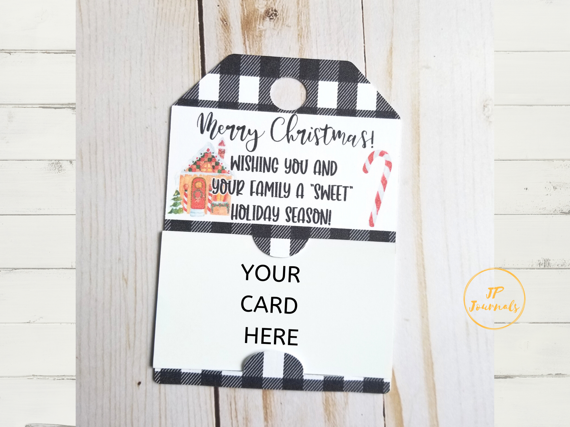 Business Marketing Hang Tags, Business Card Holder Christmas Tags for Marketing and Client Gifts, Real Estate Agent Broker Sales