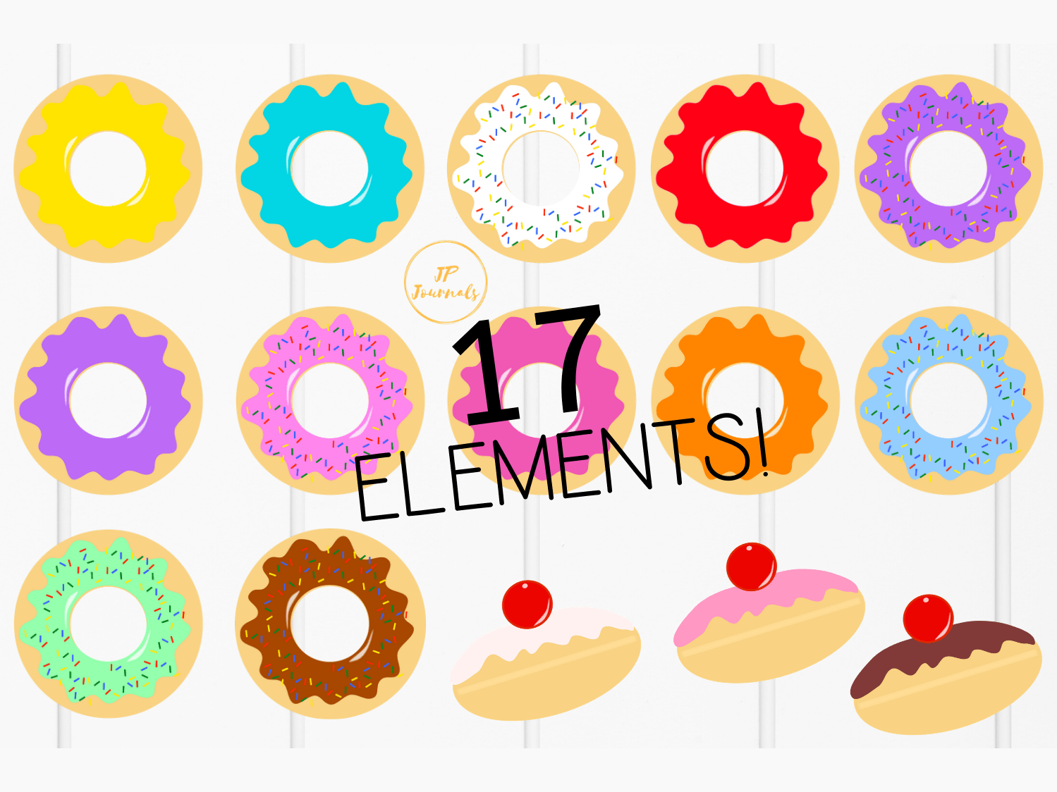 Yummy Donuts Clip Art