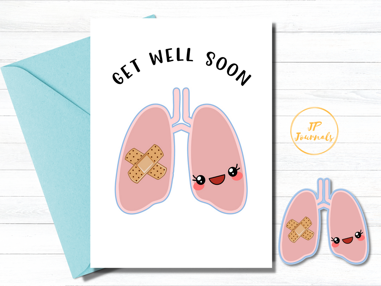 Lung Disease Get Well Soon Card