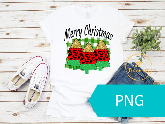 Merry Christmas Sublimation Graphic Design Instant Download PNG File
