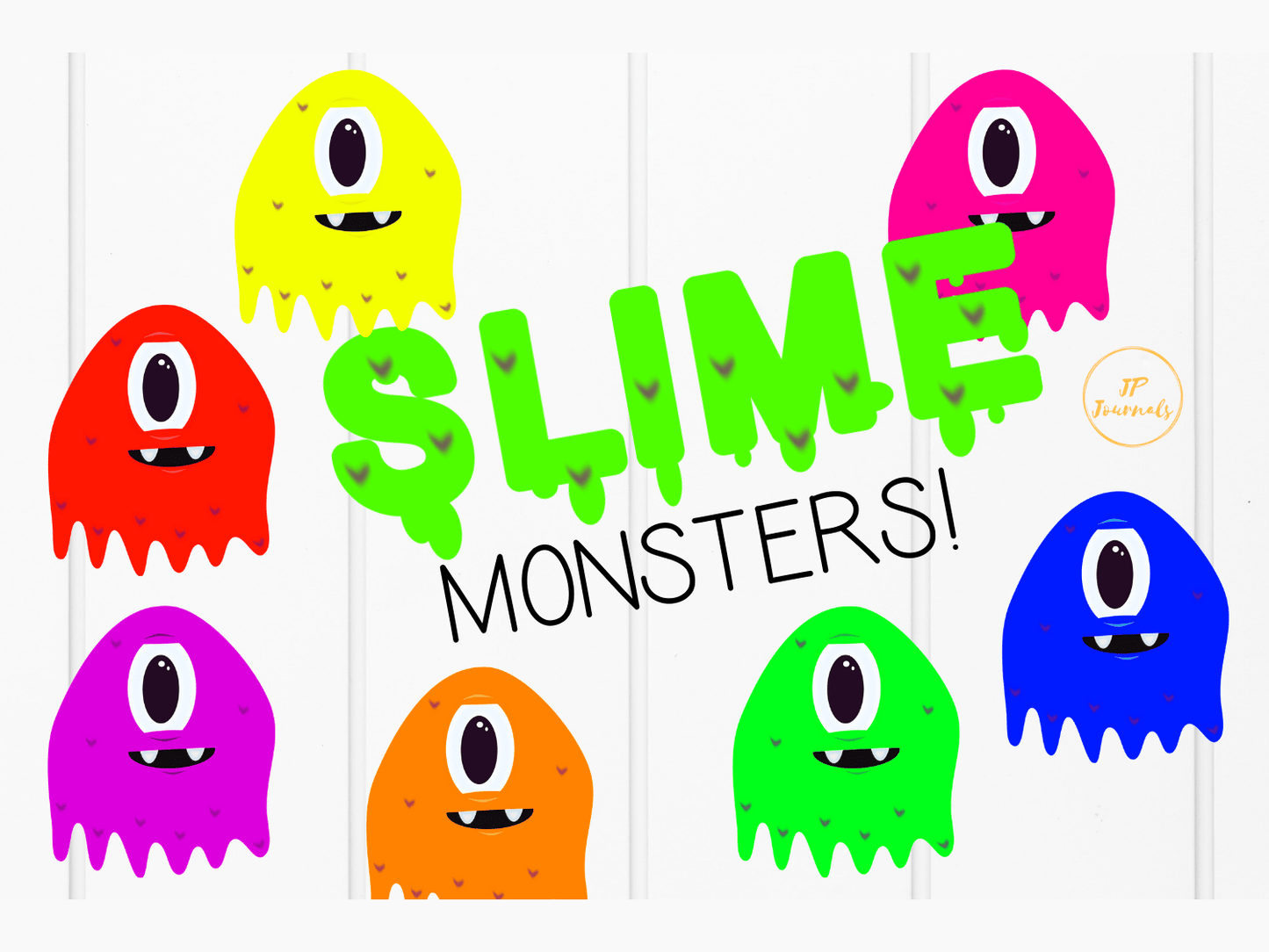 Slime Monsters Clip Art