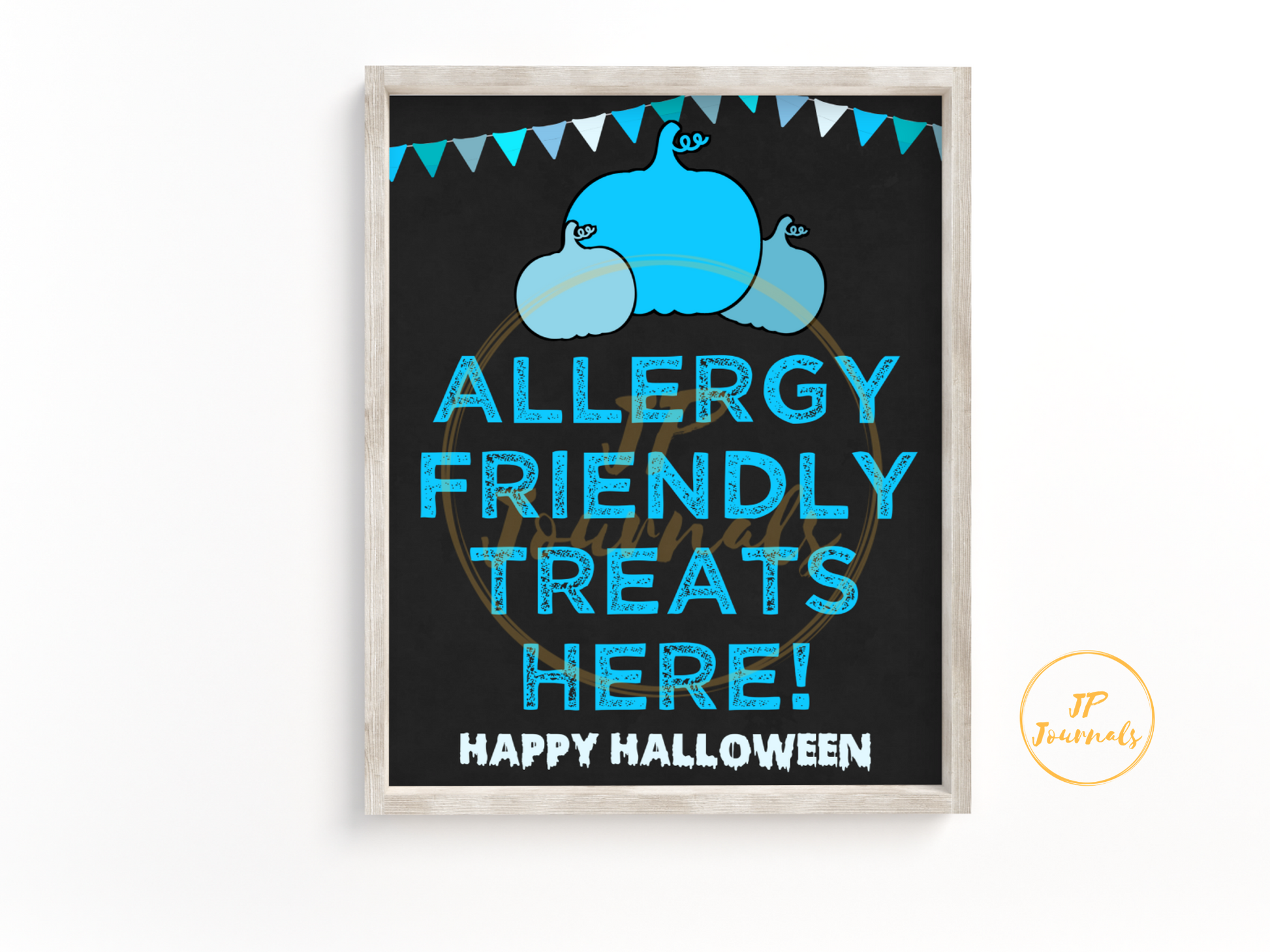 Teal Pumpkin Printable Sign - Allergy Friendly Treats Here