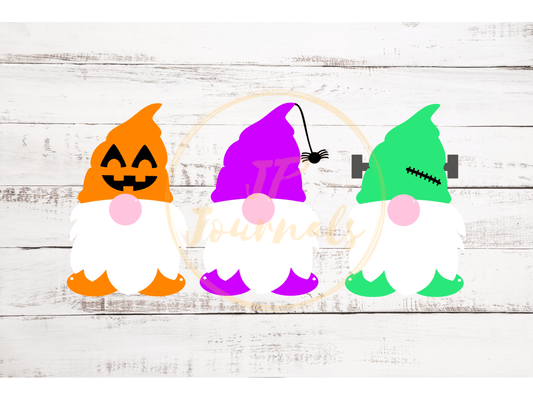 Halloween Gnomes SVG, Cute Gnomes, Halloween SVG