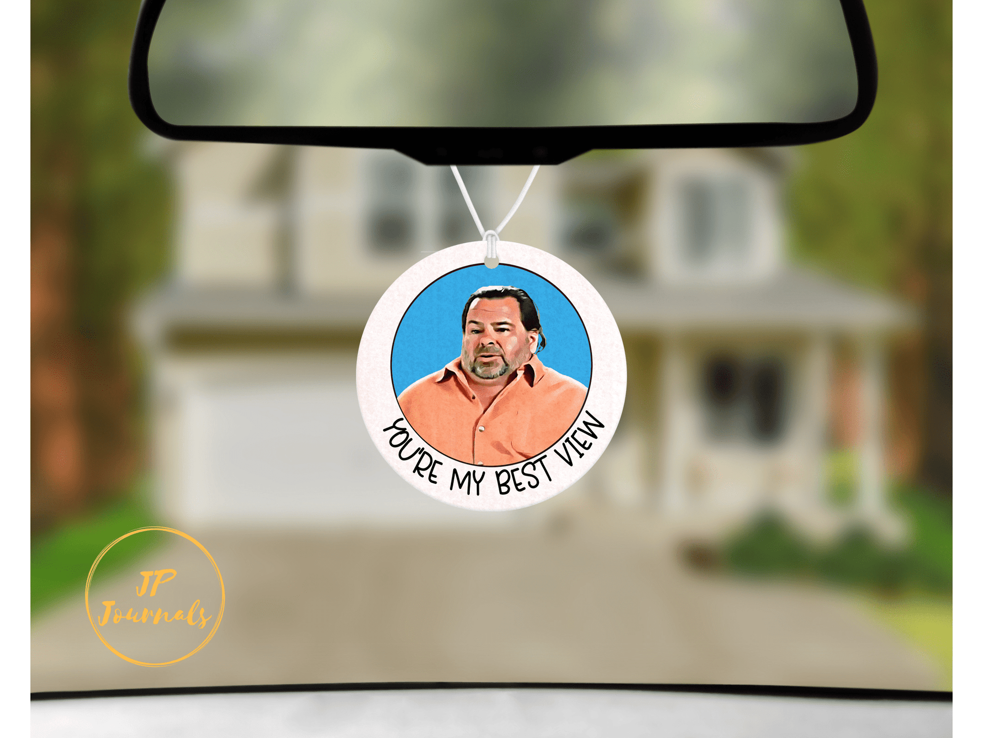 90 Day Fiance Fan Gift Air Freshener, Ed You're My Best View, Funny 90 Day Fiancé Gift