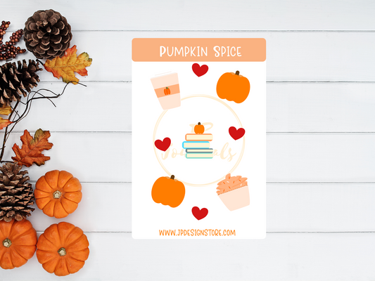 Fall Stickers, Pumpkin Spice Coffee, Pumpkin, Cozy Books, Pumpkin Spice Cupcake, Fall Planner Stickers