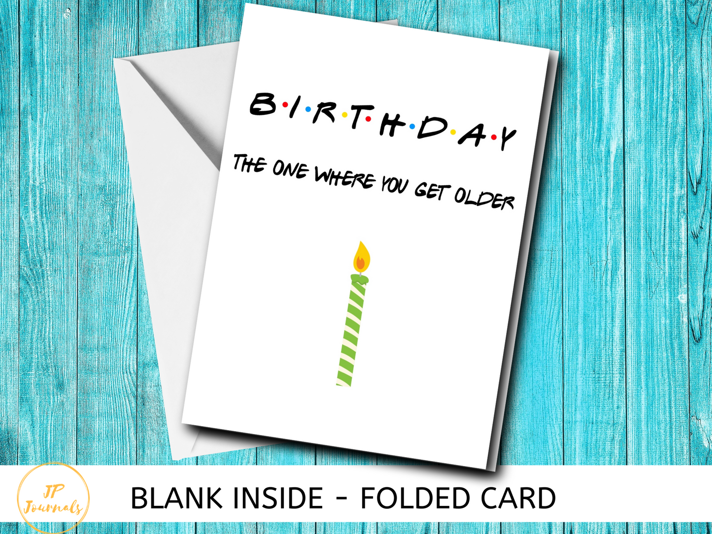 Friends Birthday Card - The One Where You Get Older - Funny Birthday Card