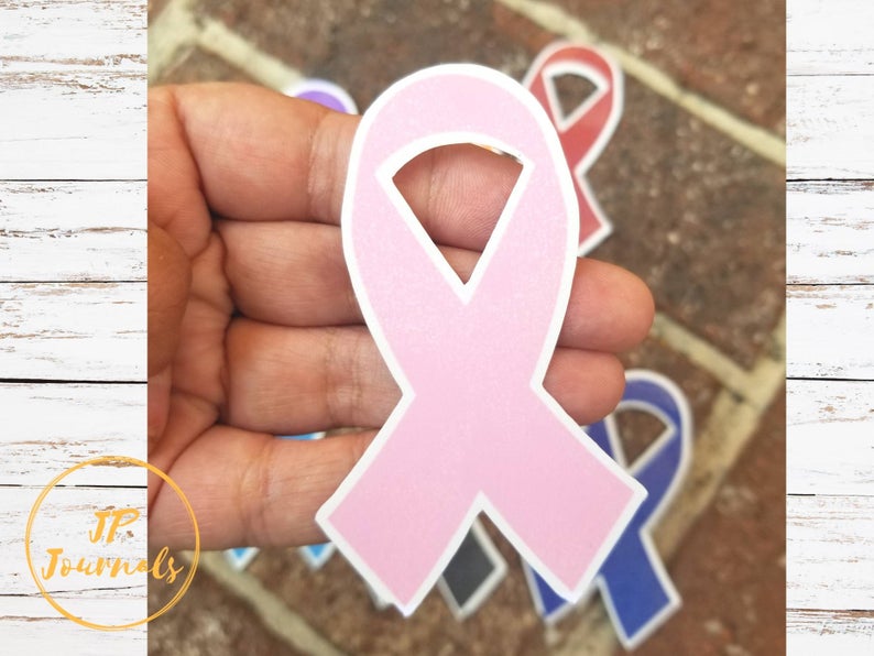 Awareness Ribbon Stickers, Breast Cancer Awareness, Cancer Awareness, Mental Health Awareness, Disease Awareness Stickers