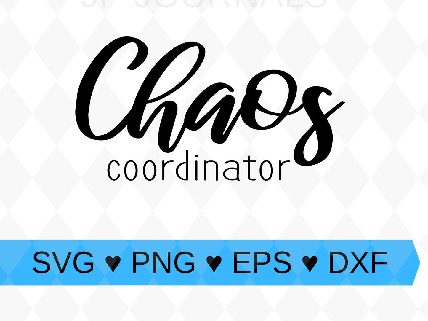 Chaos Coordinator Clip Art Digital File  *Instant Download* SVG 