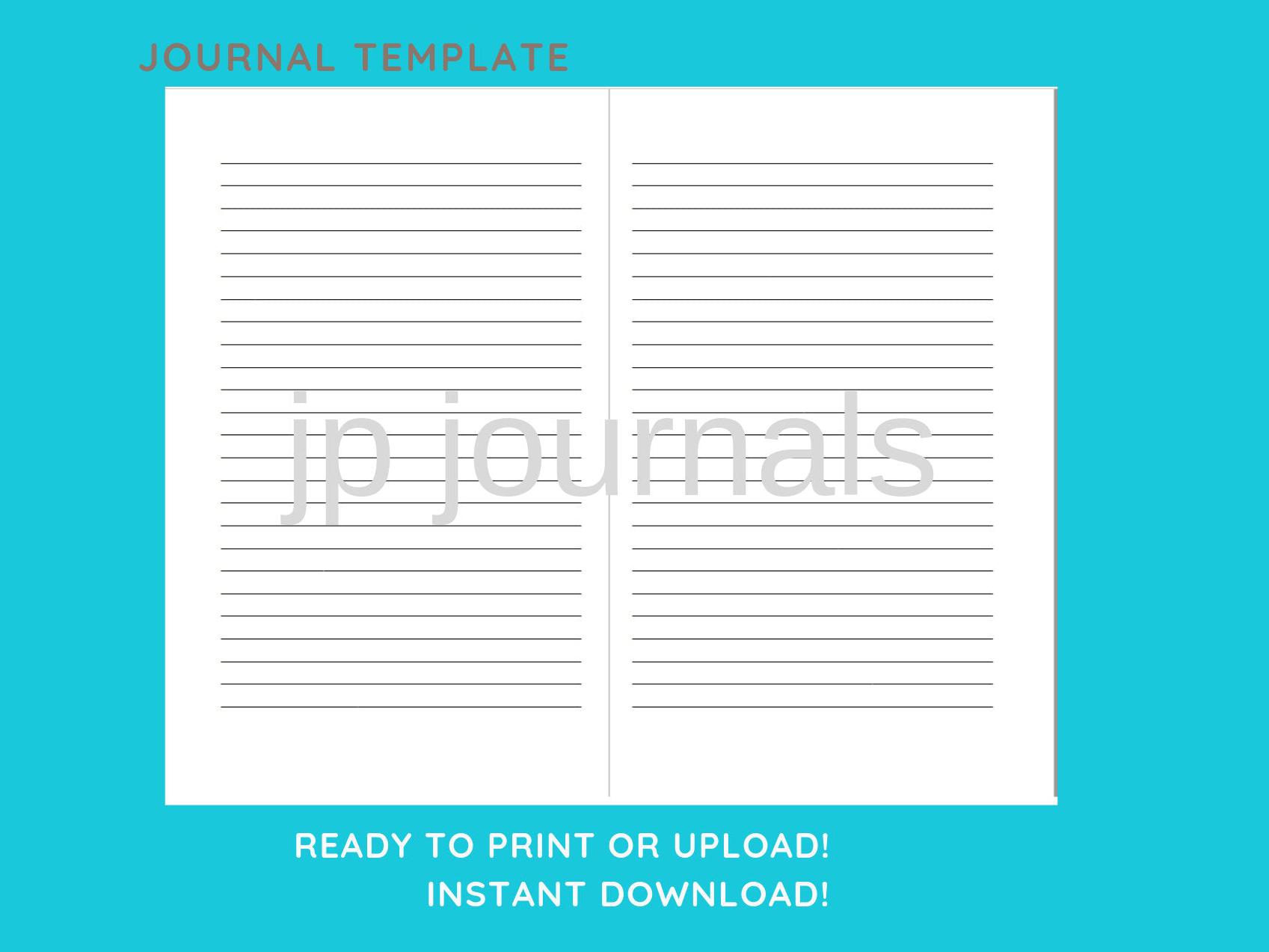 KDP Ready to Upload Blank Journal 5"x8"