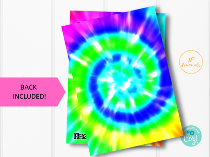 Tie Dye Birthday Party Invitation Template for Girls 